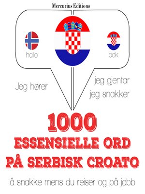 cover image of 1000 essensielle ord på serbisk croato